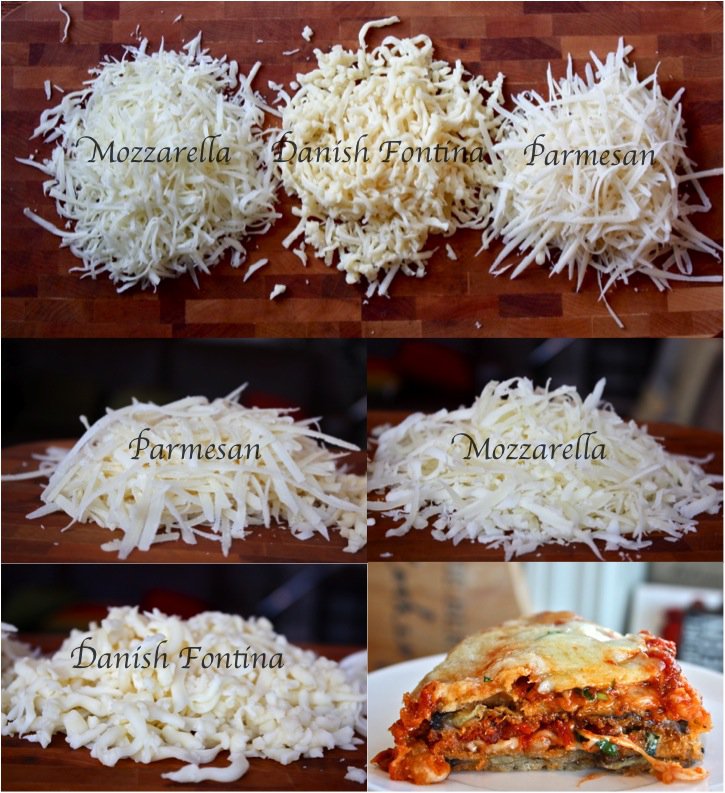 Egg Plant Parmasen Collage Cheese