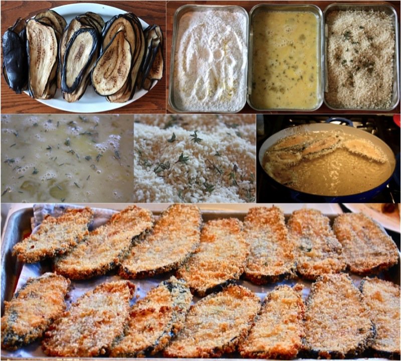 Eggplant Parmasen Collage 1
