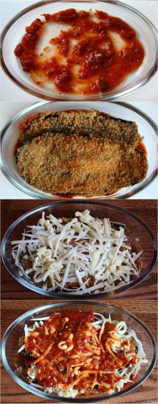 Eggplant Parmasen Collage 2