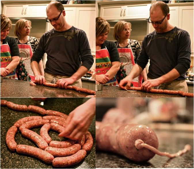Sausage Making Collage 12