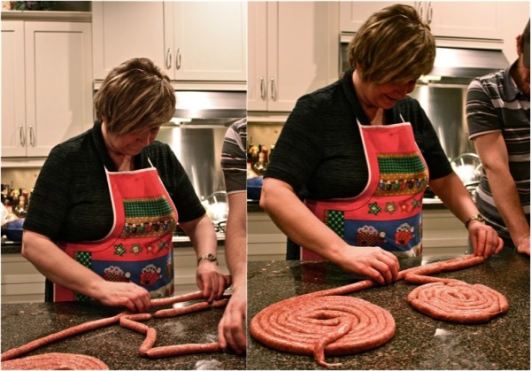 Sausage Making Collage 14