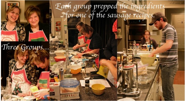 Sausage Making Collage 2