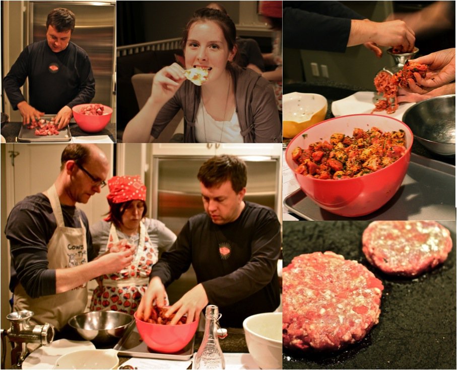 Sausage Making Collage 6