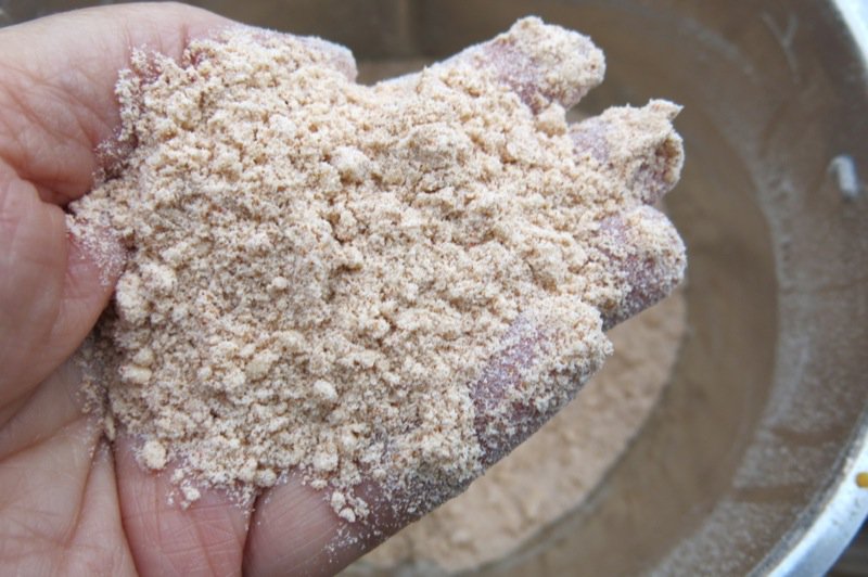 Butter Cut into Dry Ingredients