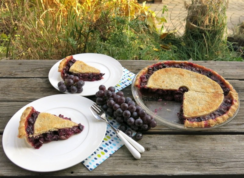 Canadian Classic Concord Grape Pie