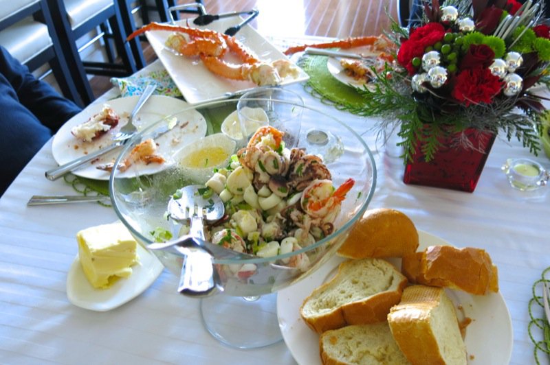 Feast of the Seven Fishes 12 Lobster and Crab Served