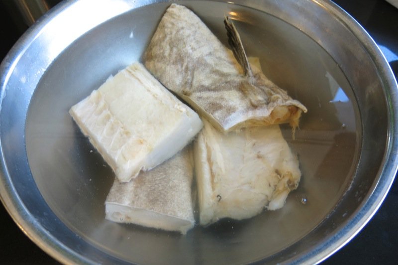 3 Soaking Baccala