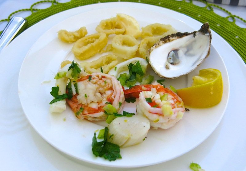 Feast of the Seven Fishes 5 Appetizer Plate
