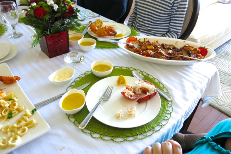 Feast of the Seven Fishes 6 T Baccala and Appetizers Served