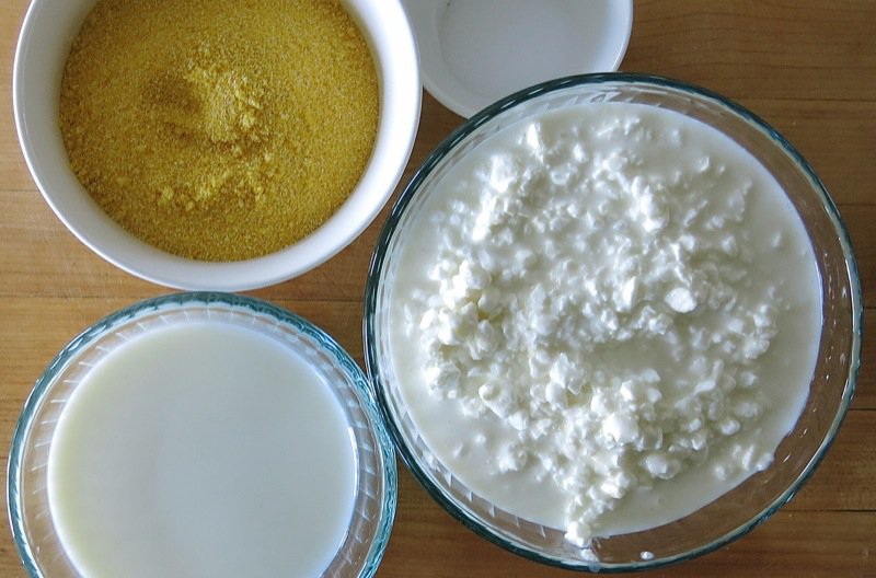 Basic Proja: A Traditional Serbian Cornmeal Dish 1 Proja Mis en place