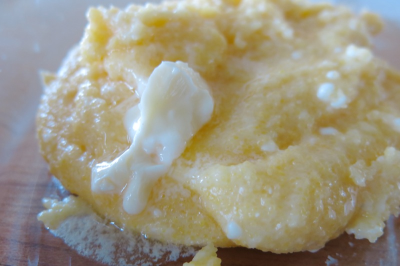 Basic Proja: A Traditional Serbian Cornmeal Dish 9 Proja with butter
