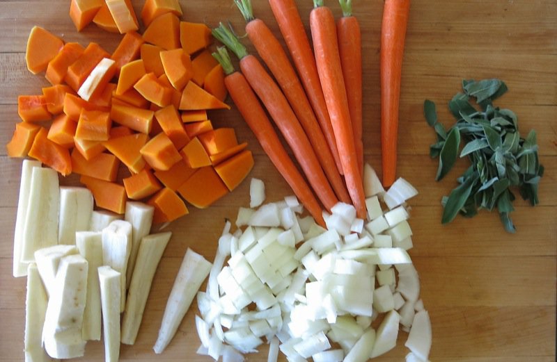 Canadian Irish Stew with Beef 2 mis en place prepped