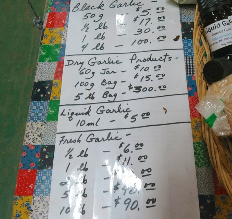 19 Eureka Black Garlic