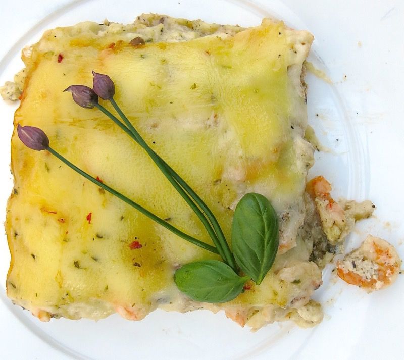 20 Seafood Lasagna Slice