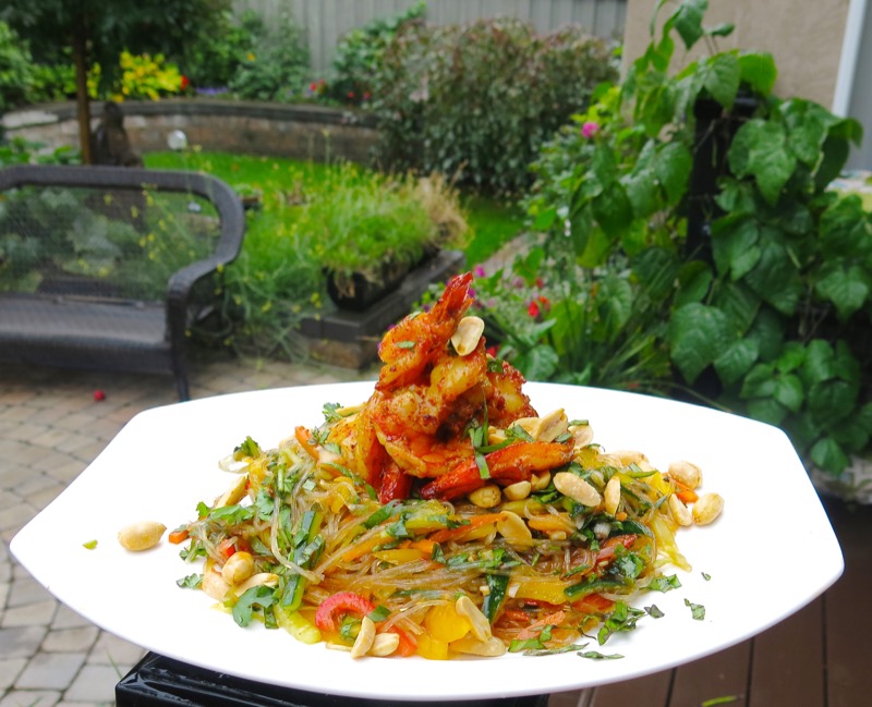 22-philips-airfyer-tiger-shrimp-and-glass-noodle-salad